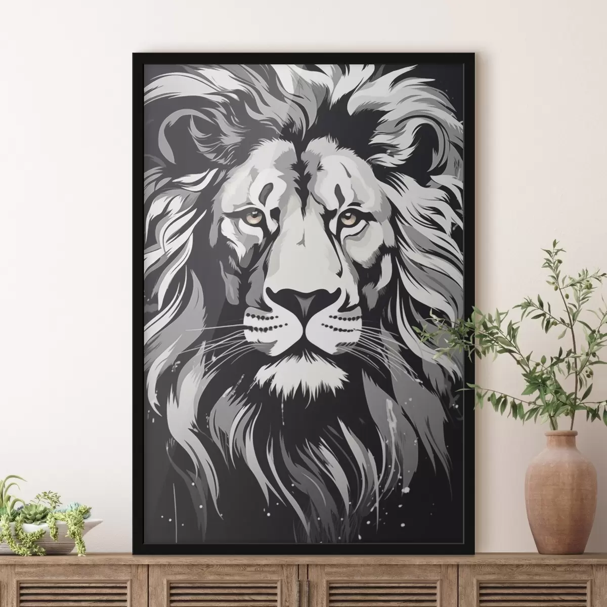 Poster Lion f44574
