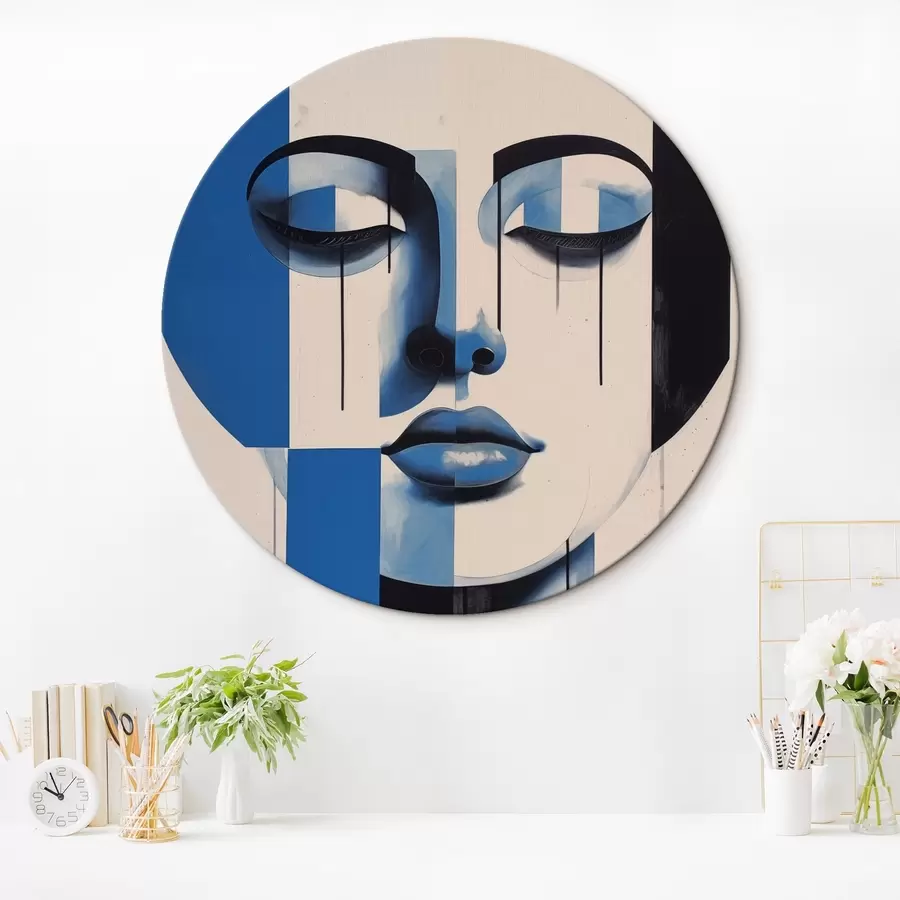 Obraz Abstraktní tvář Č. r44564