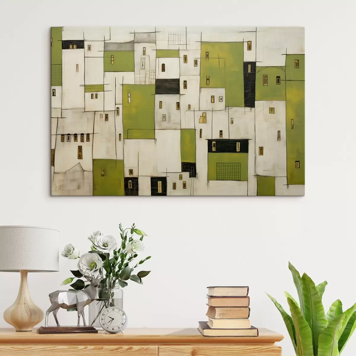 Obraz Abstraktní domy Č. s44582