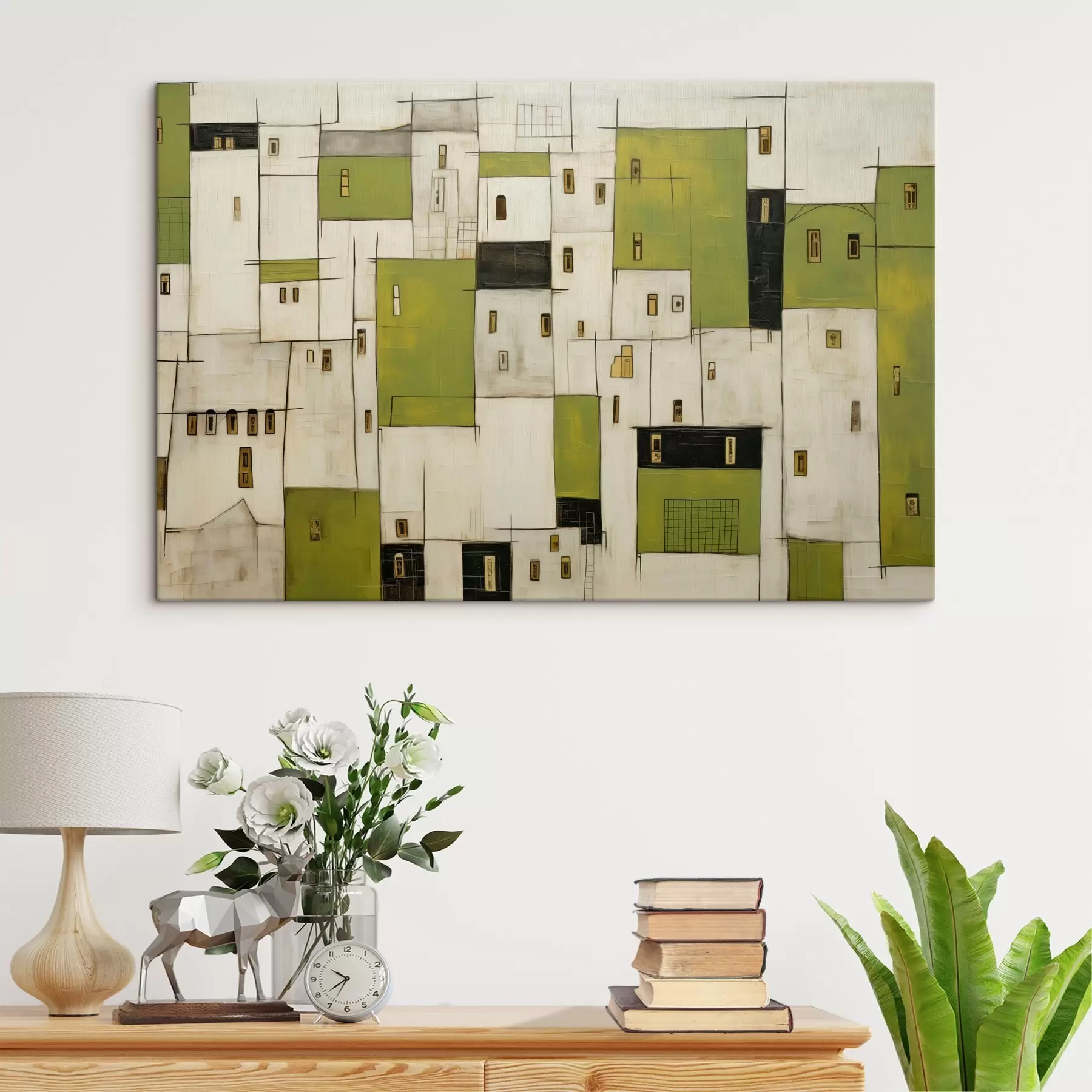 Obraz Abstraktní domy Č. s44582