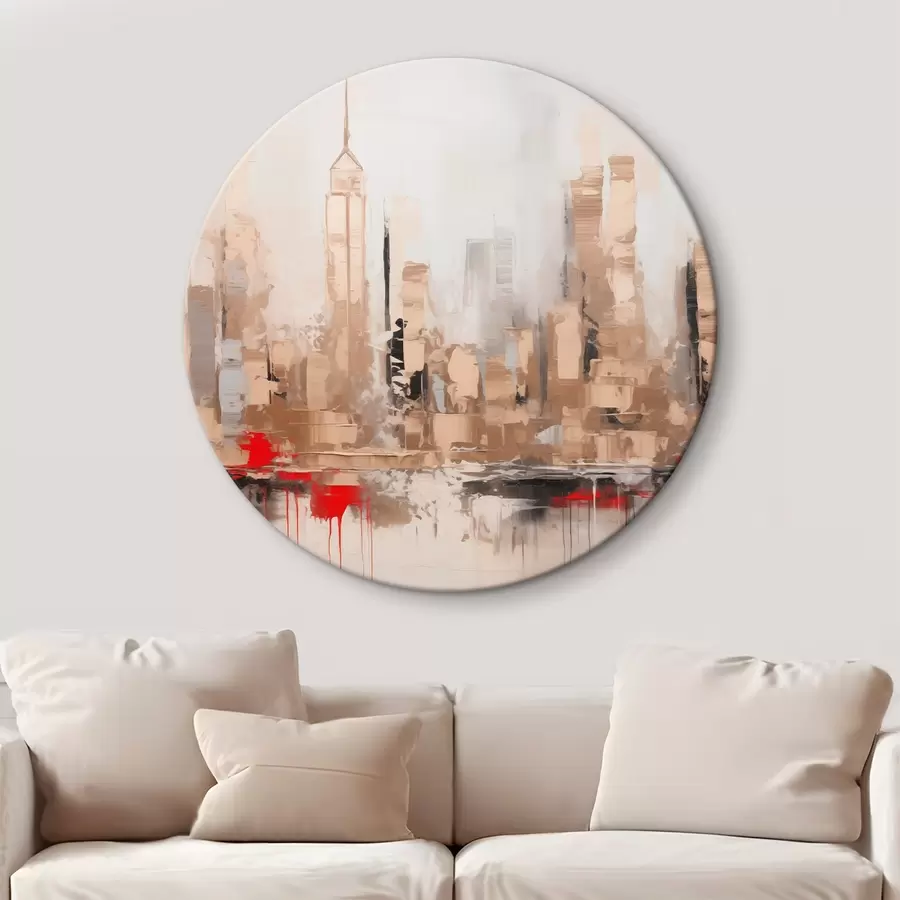 Obraz Abstraktní malba imitující město Č. r44597