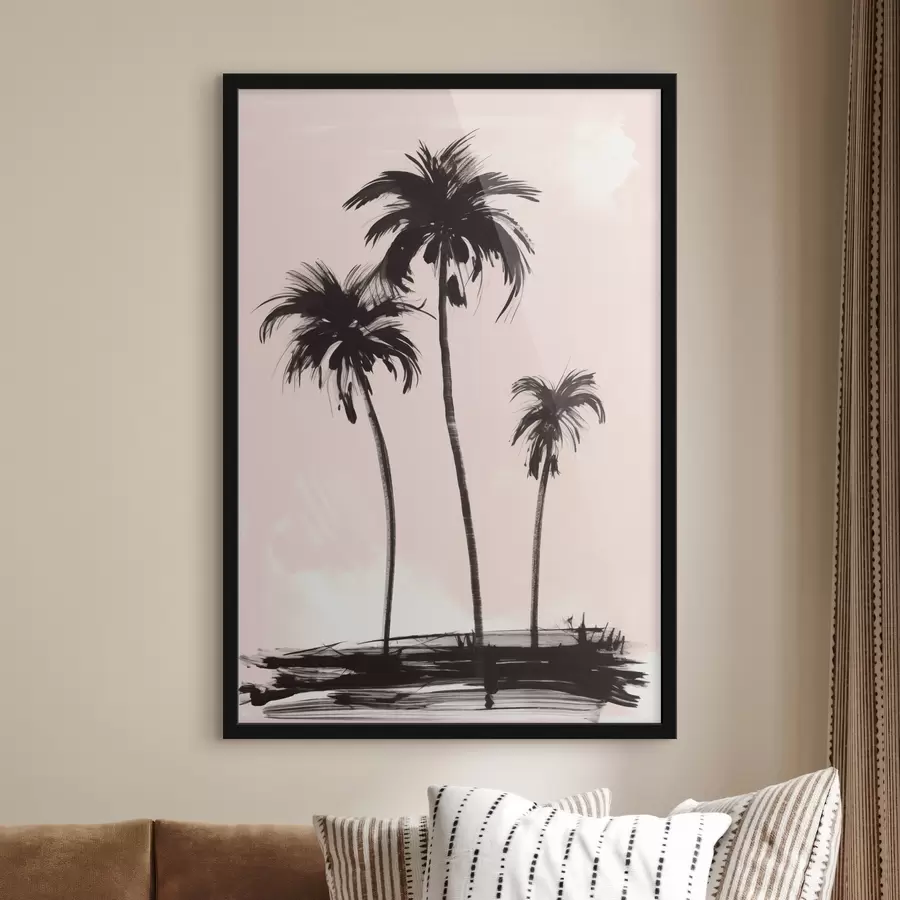 Fototapet Minimalismus palem f44598