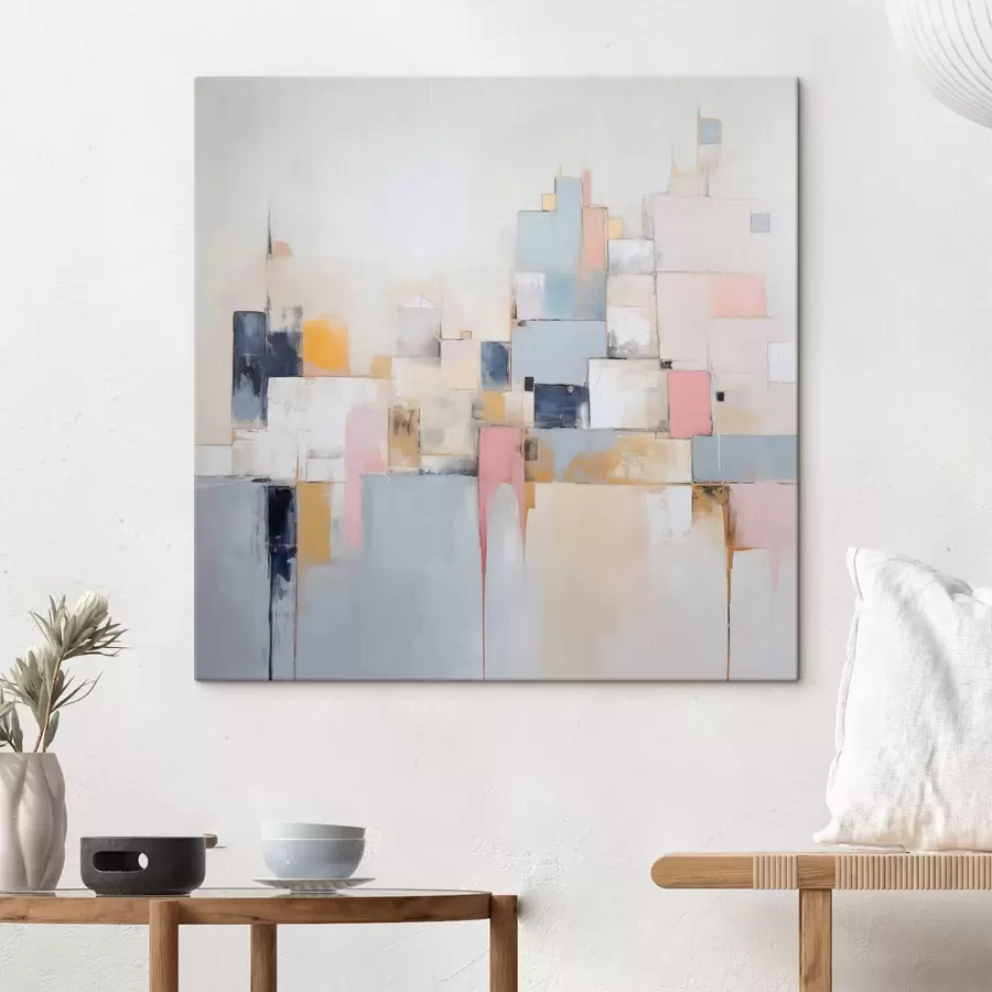 Obraz Abstraktní malba imitující město Č. s44638