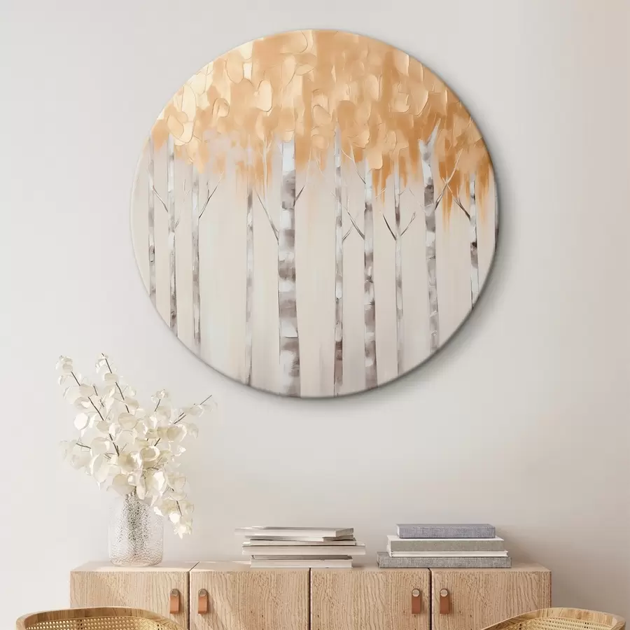 Obraz Malba imitující břízy Č. r44637