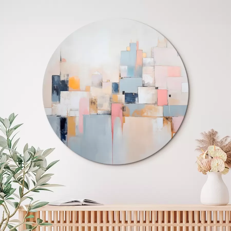 Obraz Abstraktní malba imitující město Č. r44638