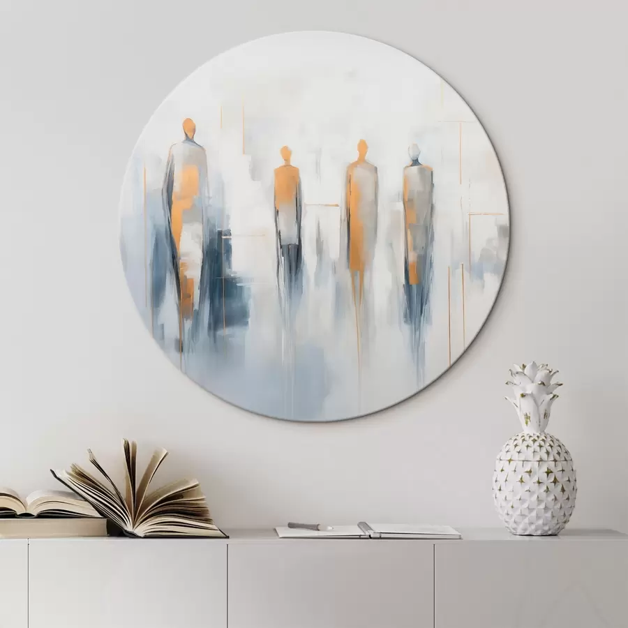 Obraz Abstraktní siluety lidí Č. r44639