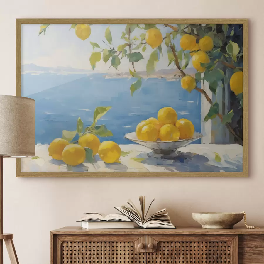 Fototapet Citrony proti moři f44649