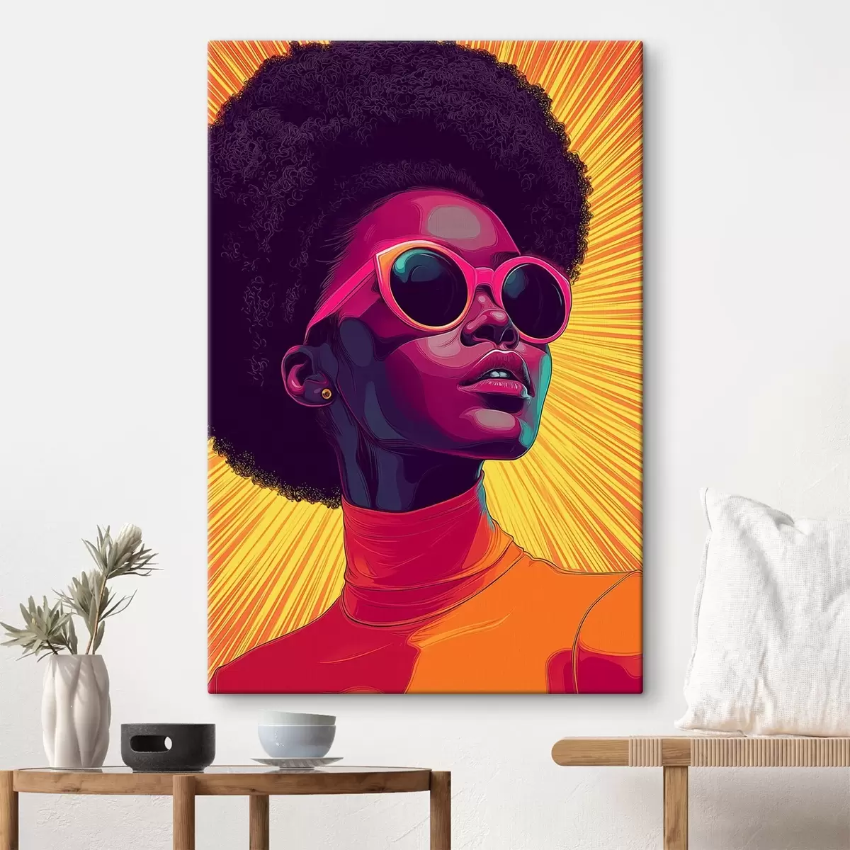 Obraz Dívka s brýlemi, pop art Č. s44620