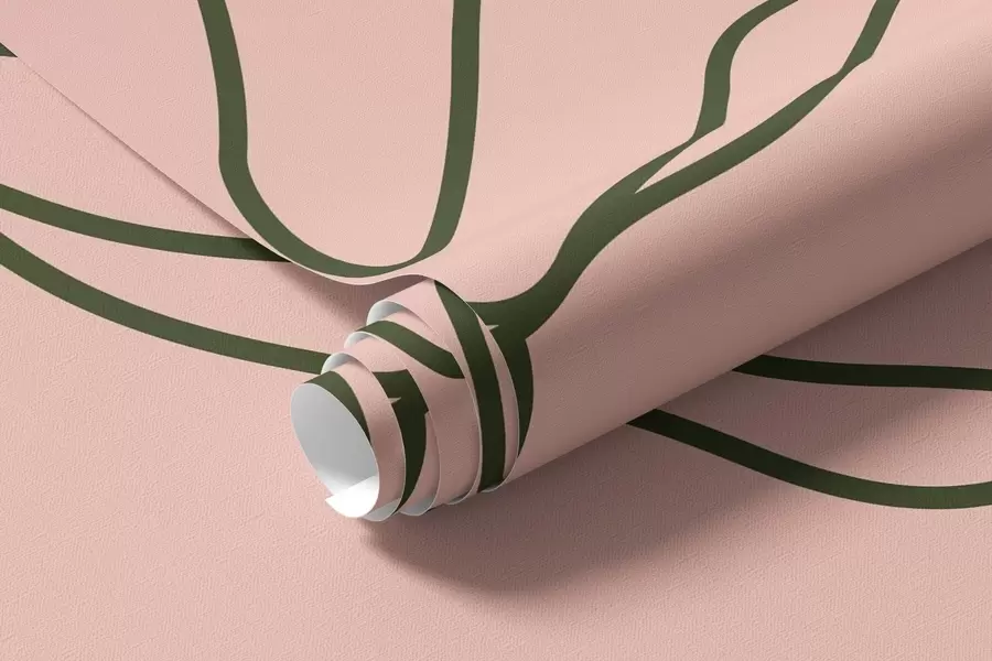 Fototapet Jemné linie květin w09167v1