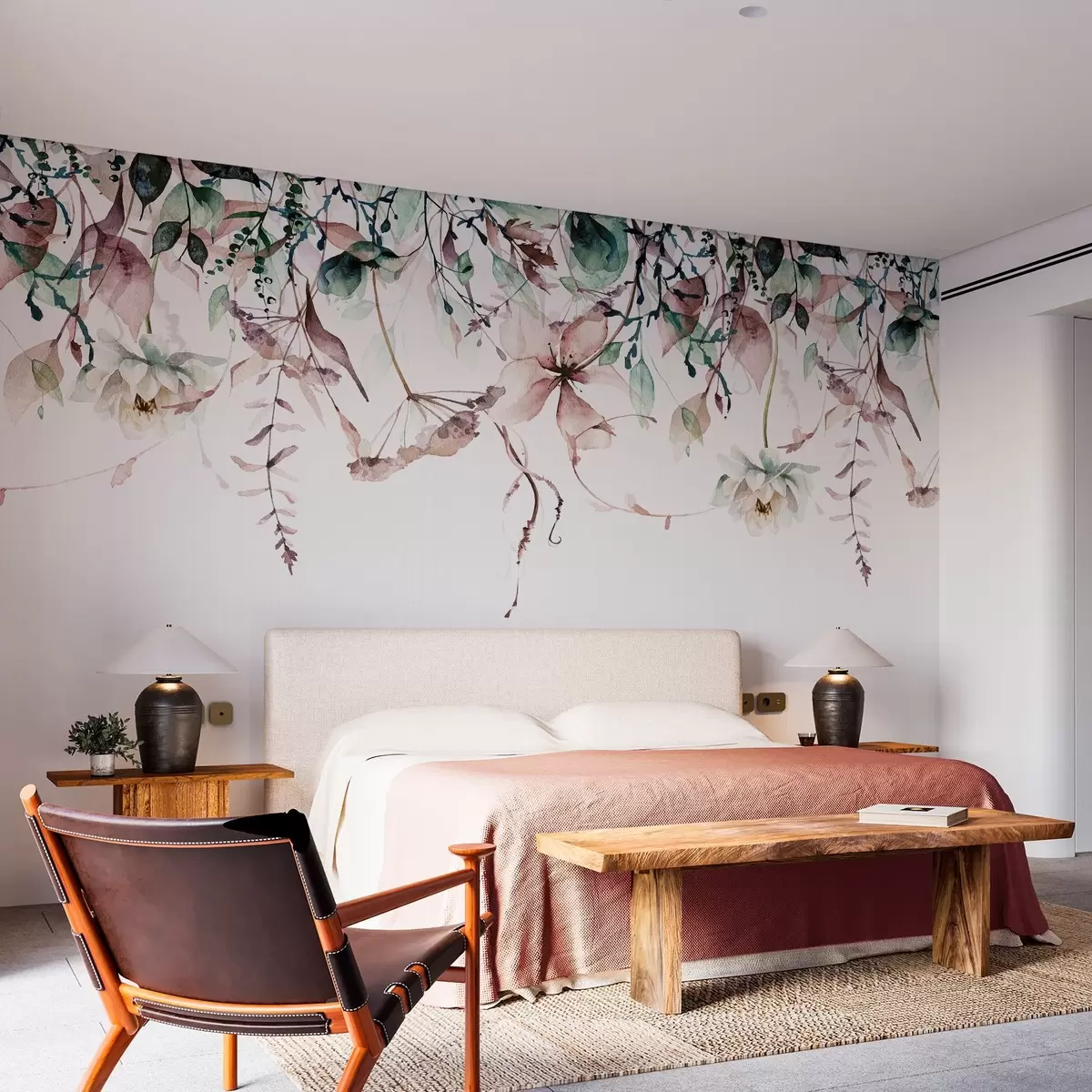 Fototapet Roztroušené květiny w09170