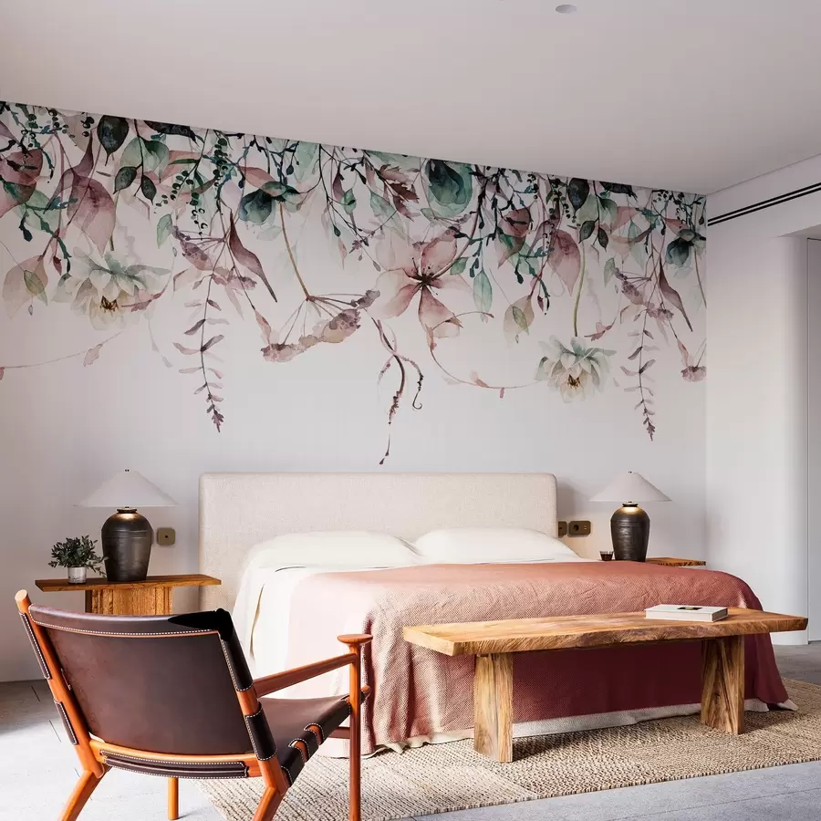 Fototapet Roztroušené květiny w09170