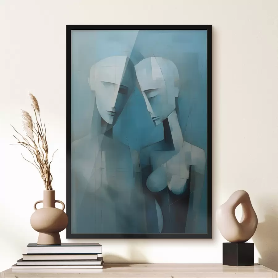 Fototapet Pár v geometrii f44672