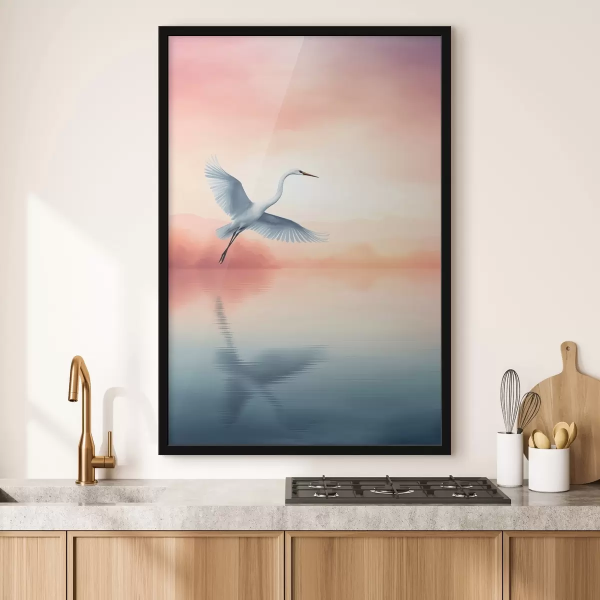 Poster Jeřáb na obloze f44677