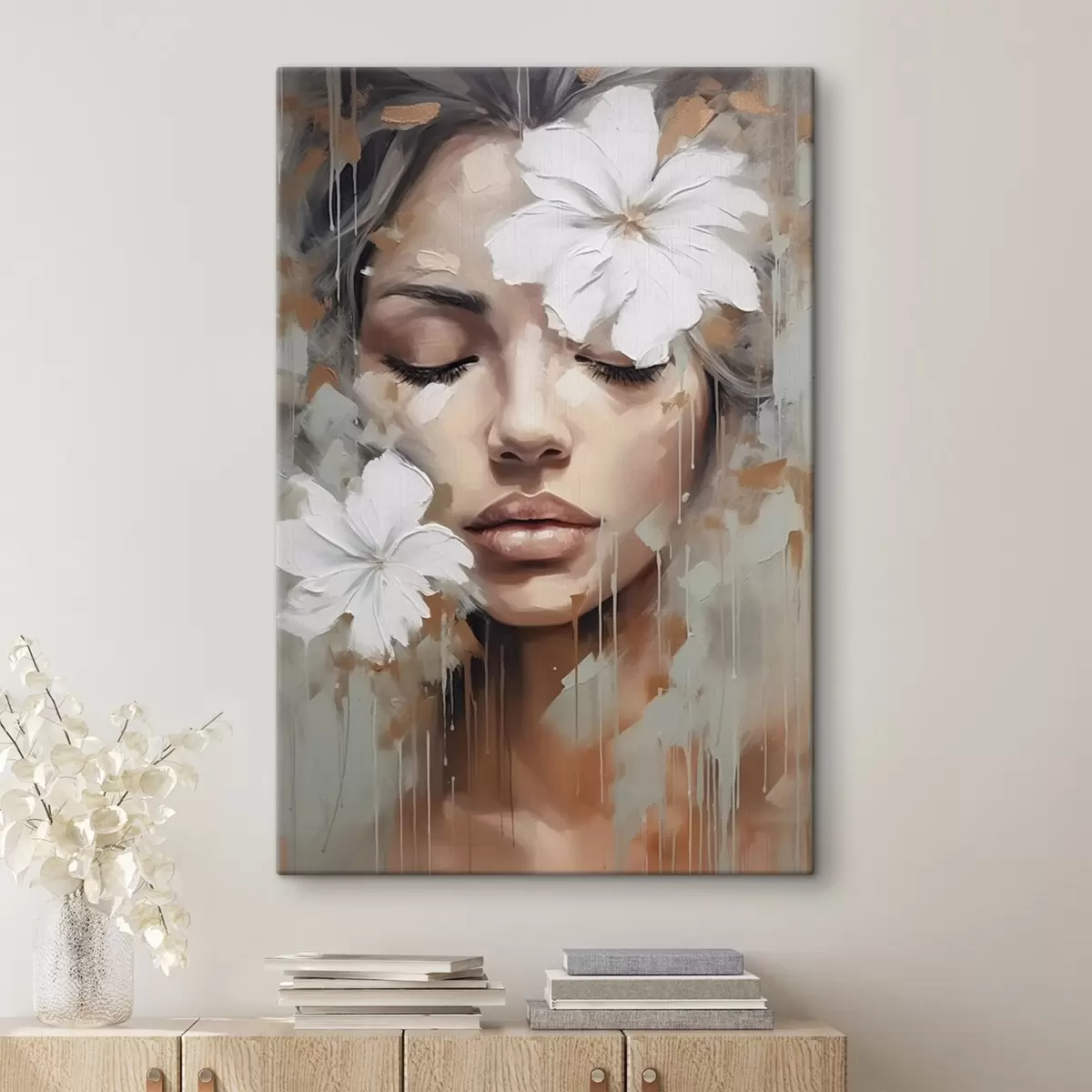 Obraz Ženský obličej Č. s44684