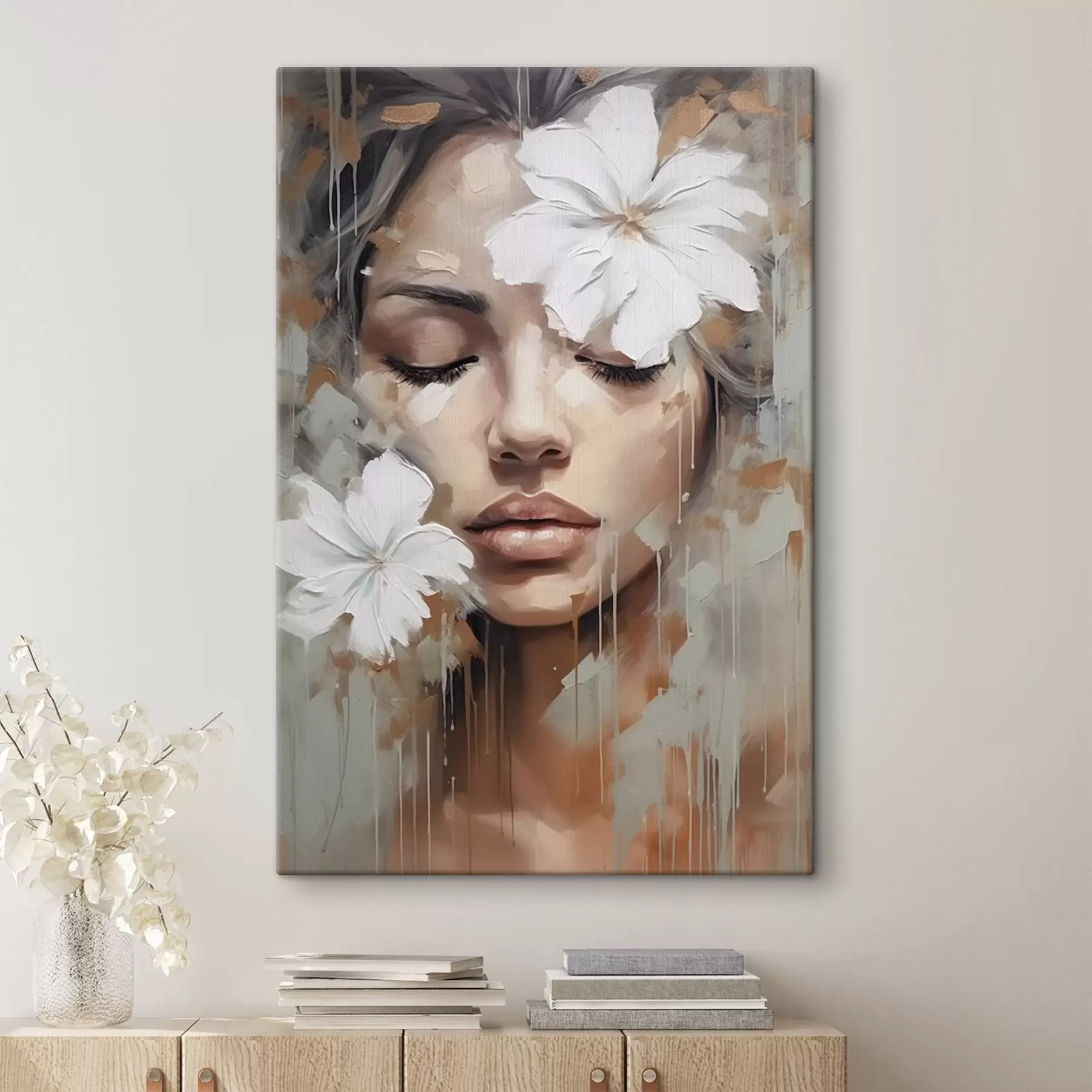 Obraz Ženský obličej Č. s44684