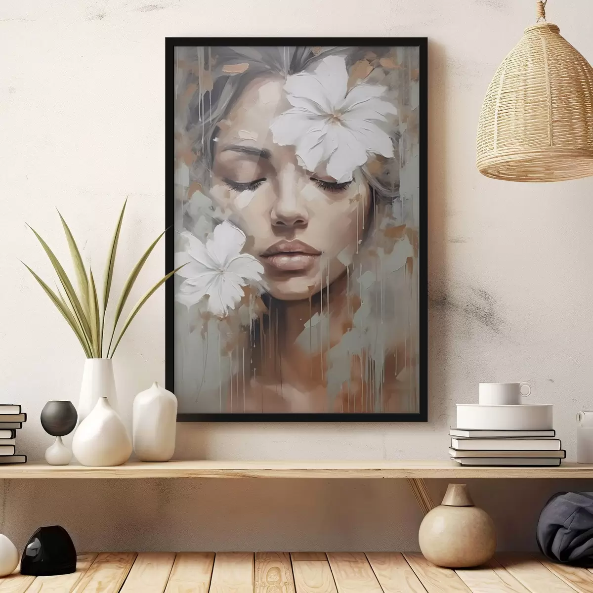 Poster Ženský obličej f44684