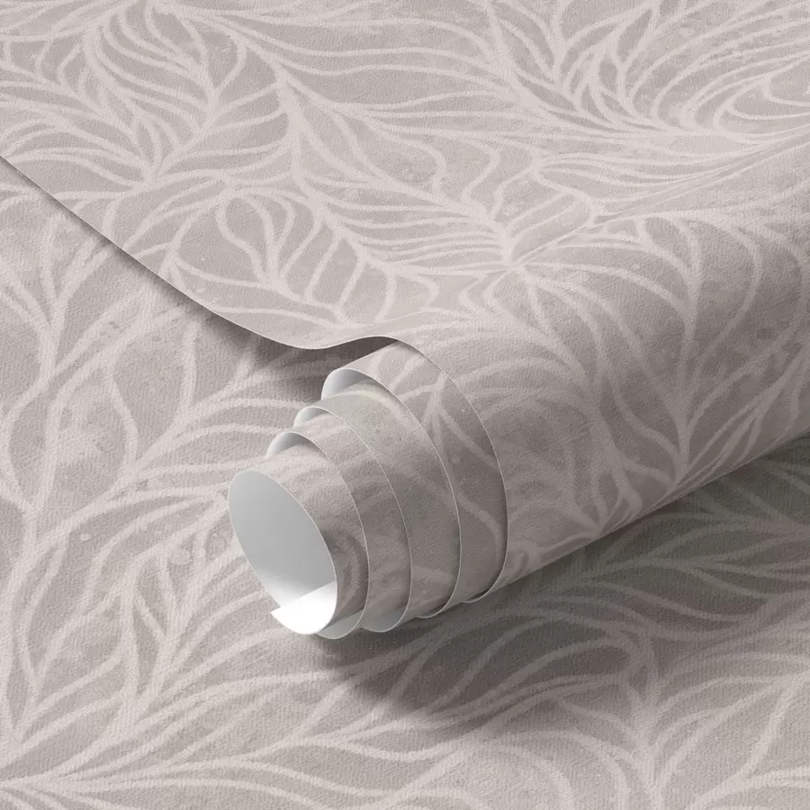 Fototapet Béžová abstraktní textura s hladkými liniemi listů a00179