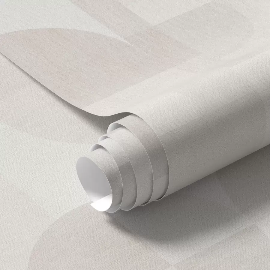 Fototapet Minimalistická geometrie ve světle krémové paletě a00189