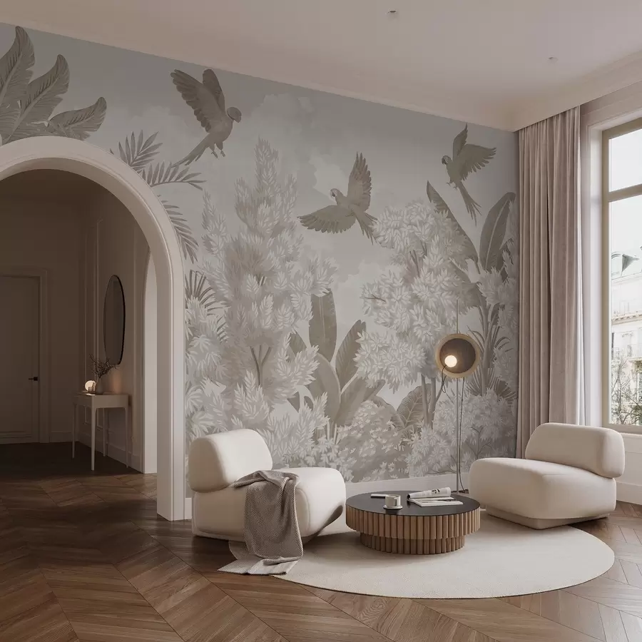 Fototapet Papoušci v džungli w04105v1