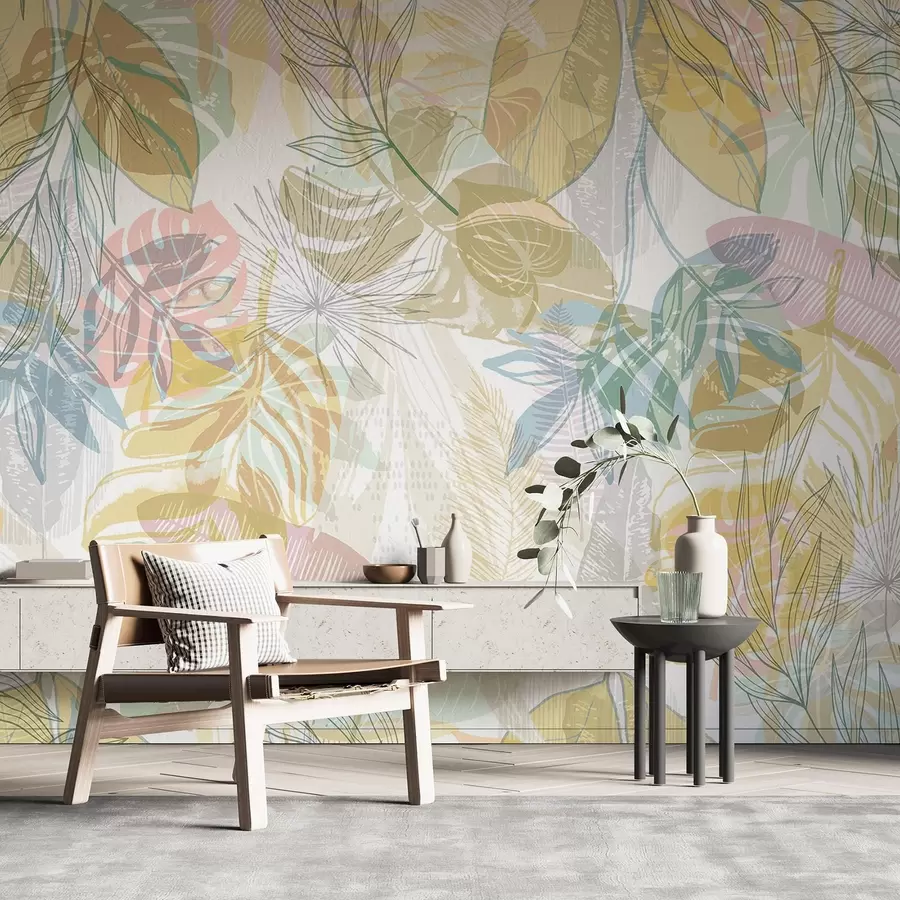 Fototapet palmové listy w04107v2