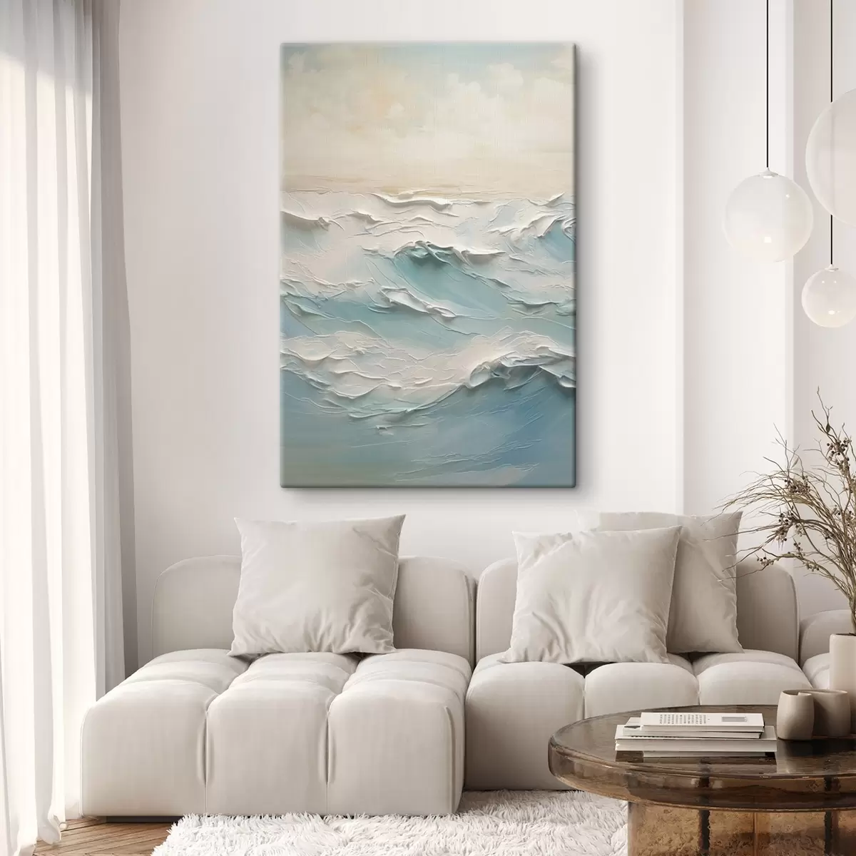 Obraz Malba imitující moře Č. s44709