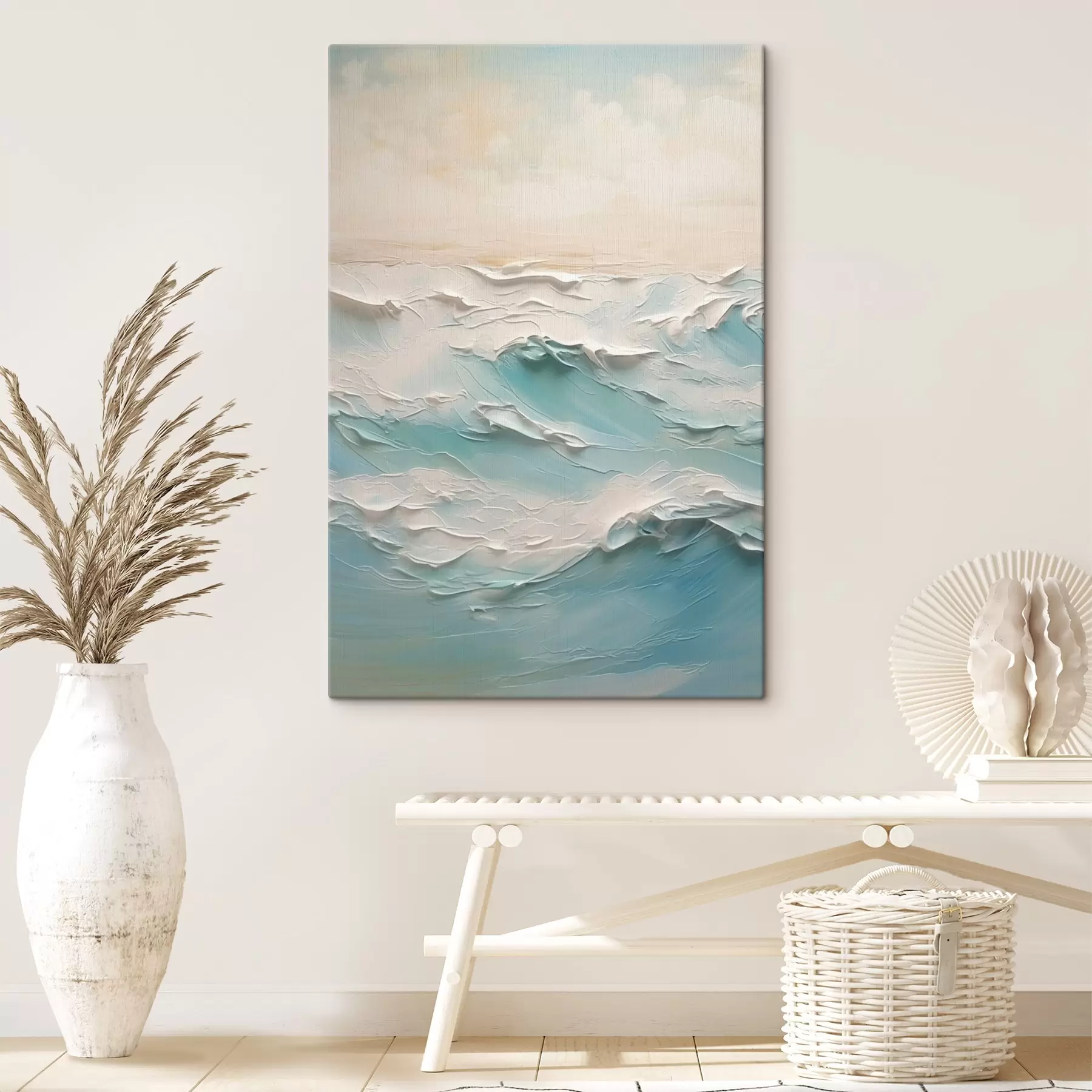 Fototapet Malba imitující moře s44709