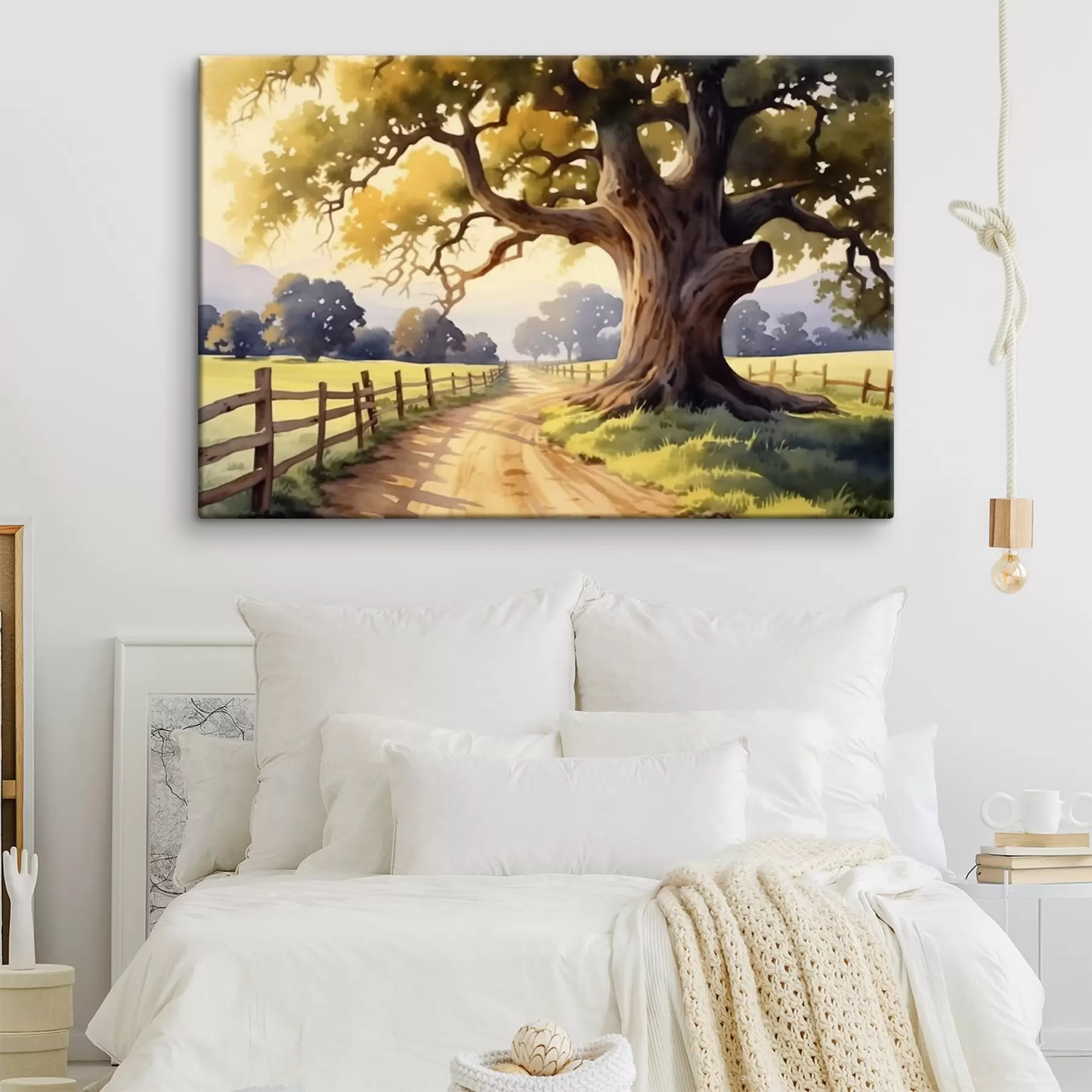 Obraz ulička na venkovské silnici Č. s44733