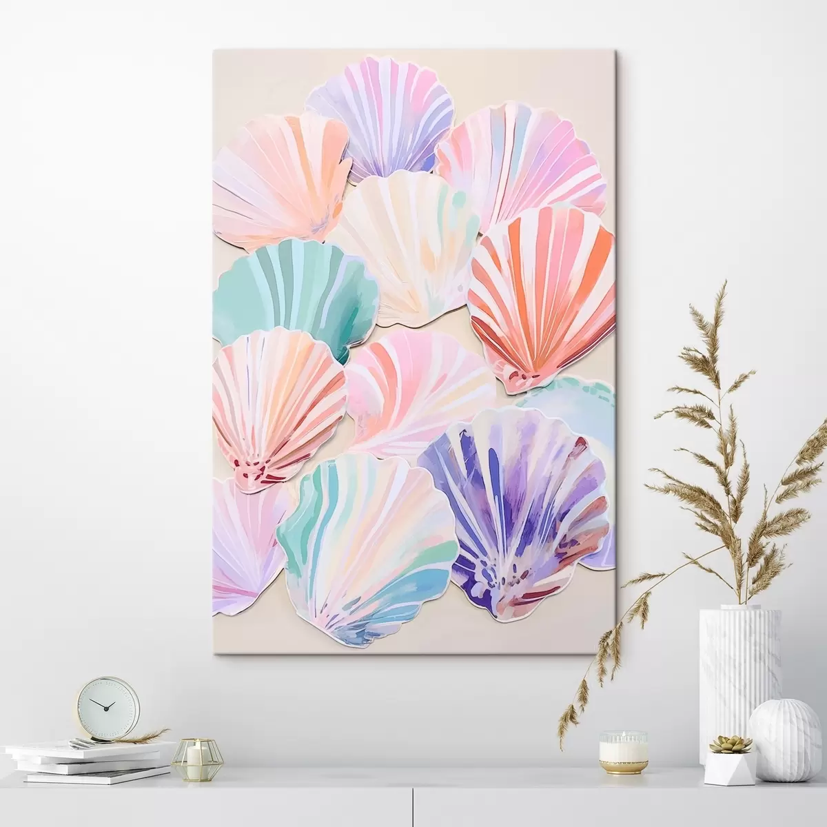 Obraz Různobarevné mořské mušle Č. s44736