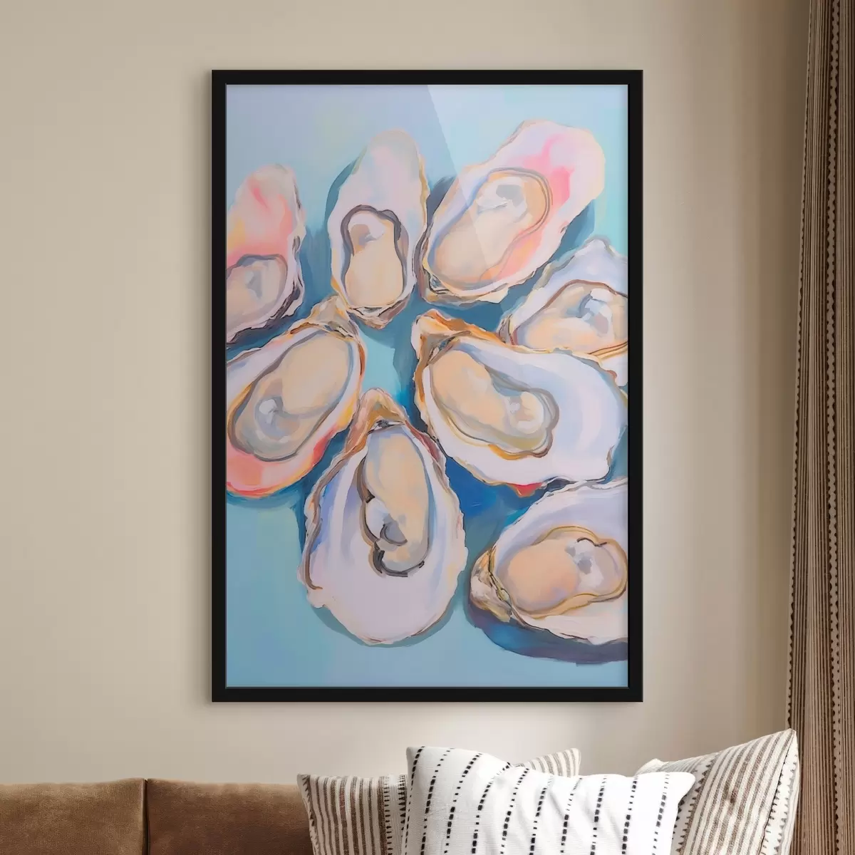 Poster Ústřice na pláži f44734