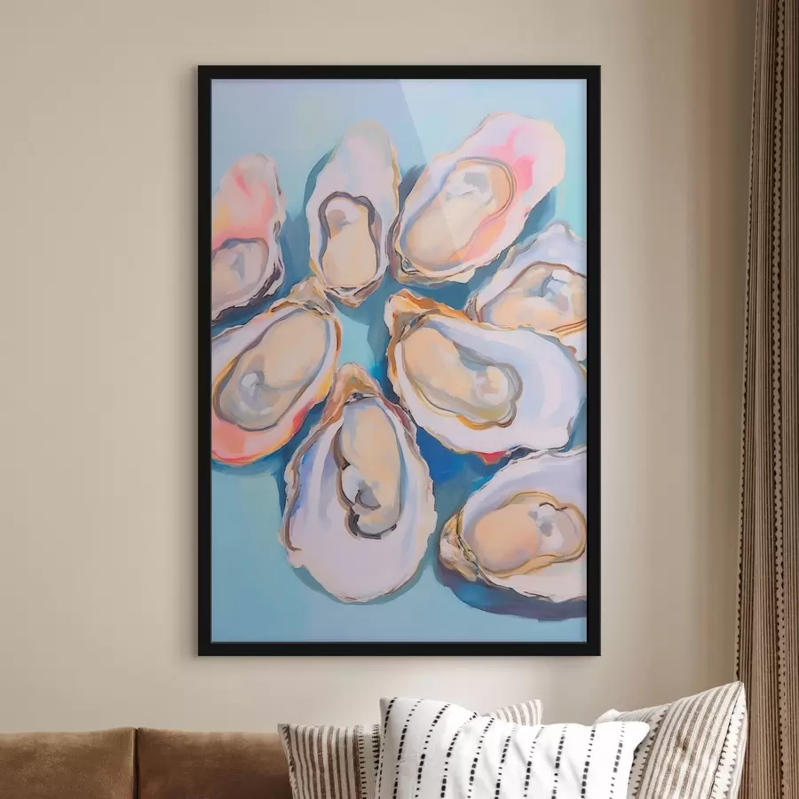 Fototapet Ústřice na pláži f44734