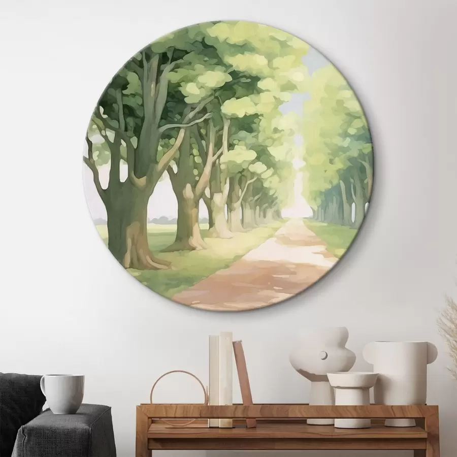 Obraz Alej stromů podél cesty Č. r44727