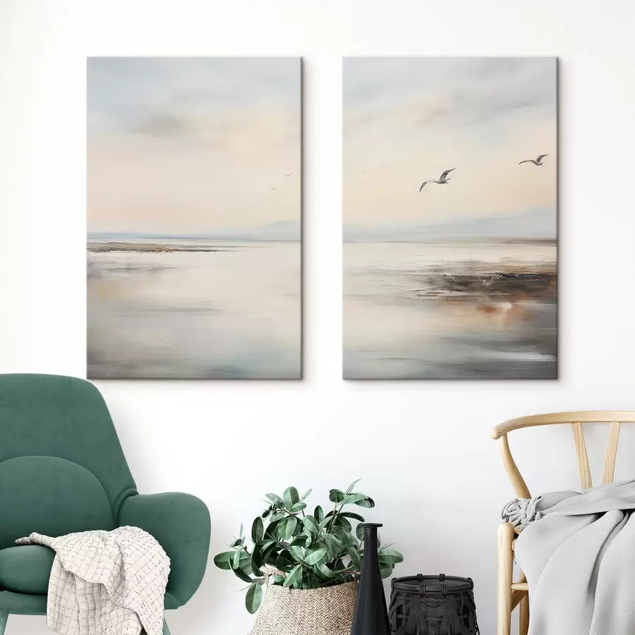 Obraz Racci na pláži Č. m00463