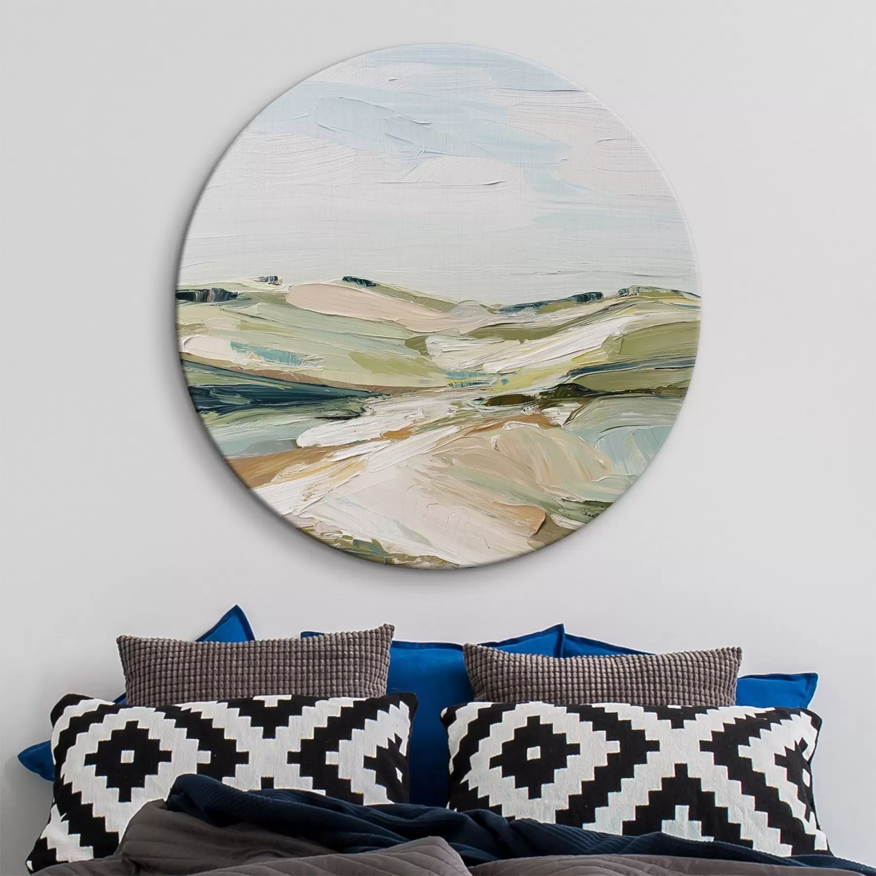 Obraz Abstraktní kopce v jemných barvách Č. r44754