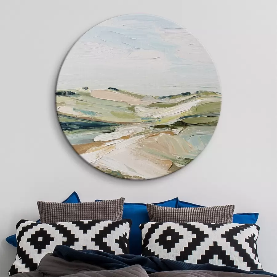 Obraz Abstraktní kopce v jemných barvách Č. r44754