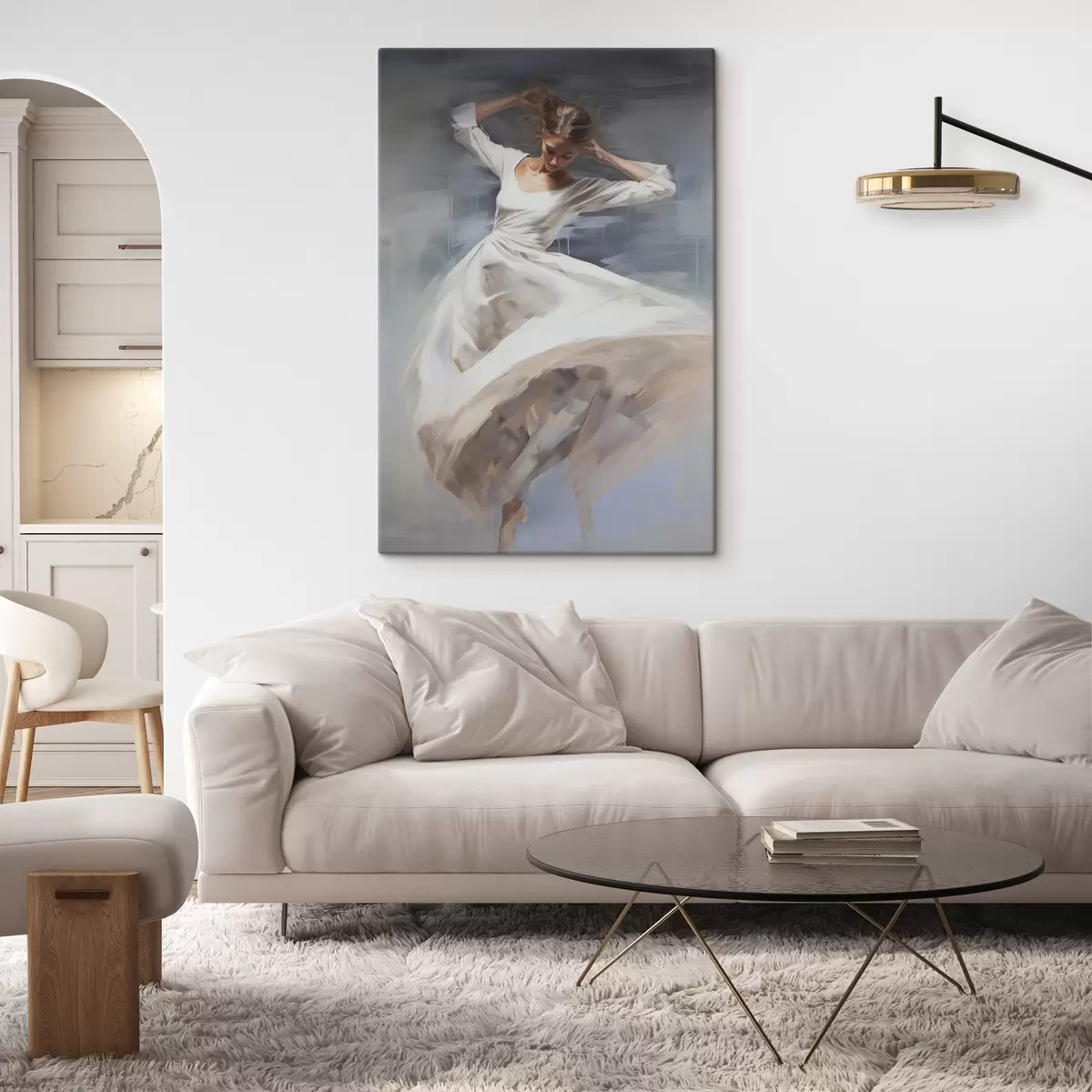 Obraz Tanečnice v jemných tónech Č. s44751