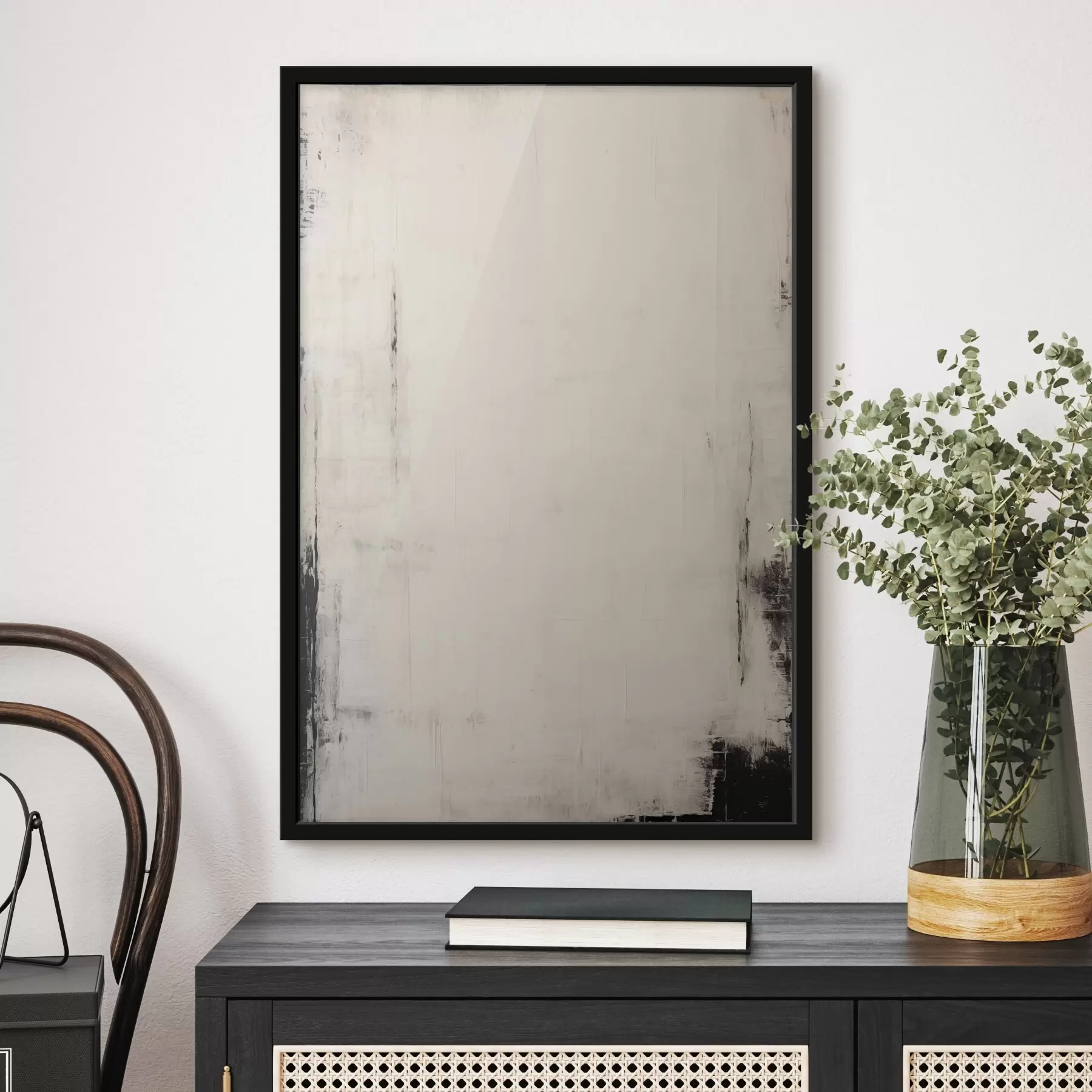 Fototapet Světlé pozadí s tmavými tahy f44741