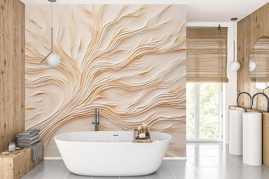 Fototapet Malba imitující strom w04124