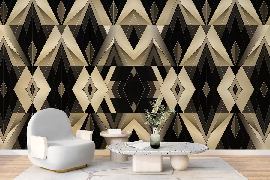 Fototapet Abstraktní geometrické tvary w04126