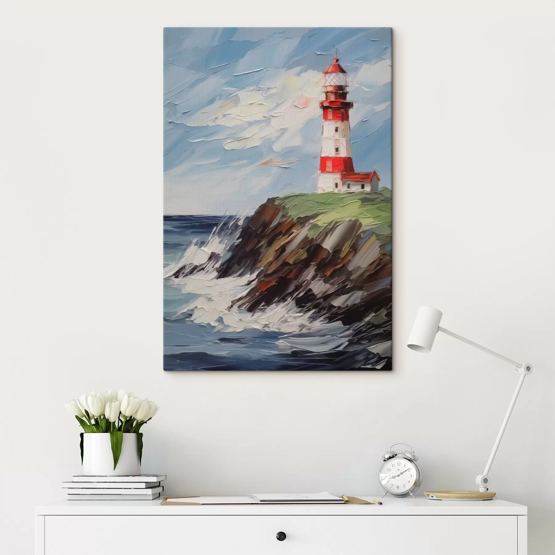 Obraz Malba imitující maják Č. s44782