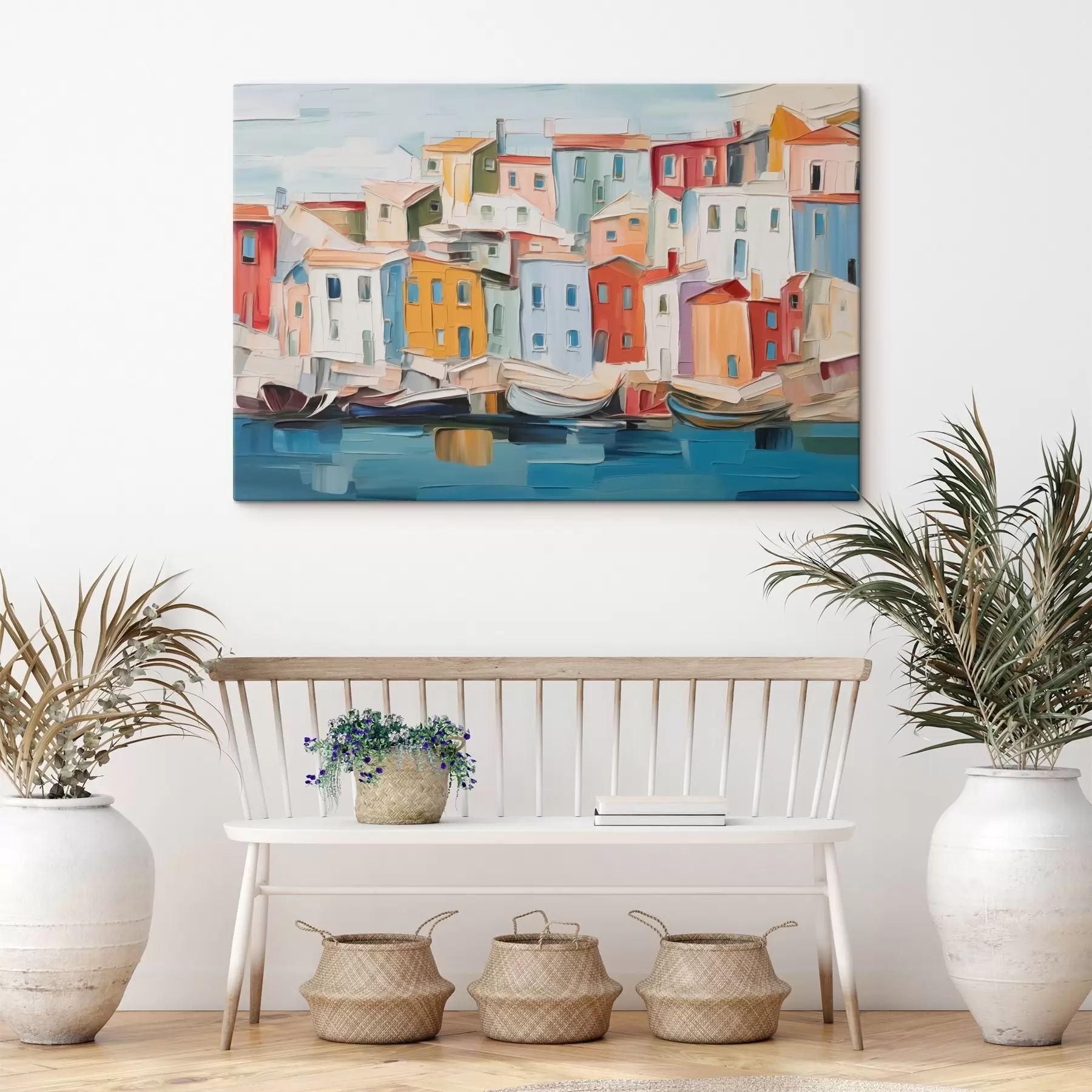 Obraz Abstraktní městské domy Č. s44783