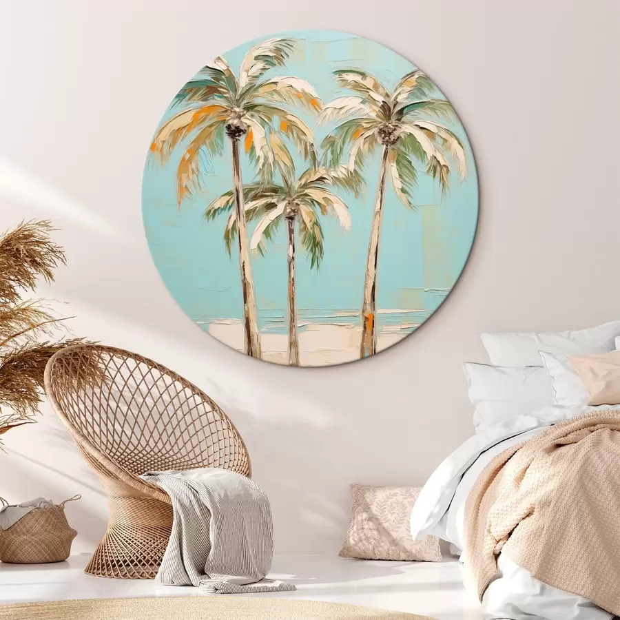 Obraz Malba imitující palmy Č. r44781