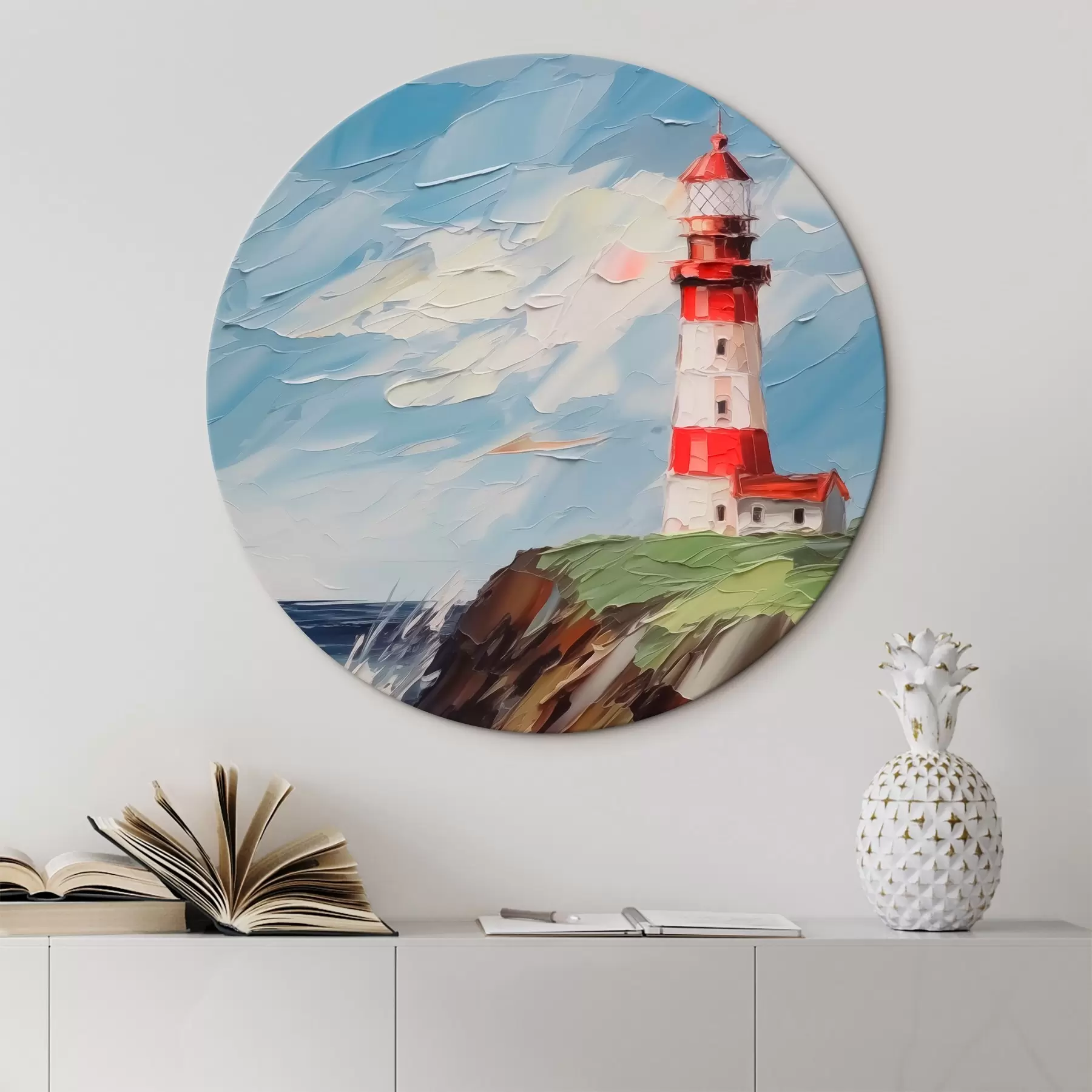 Obraz Malba imitující maják Č. r44782