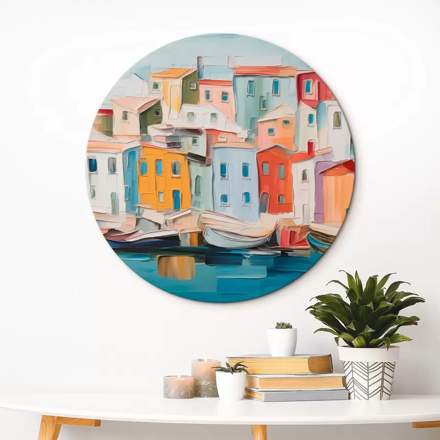 Obraz Abstraktní městské domy Č. r44783