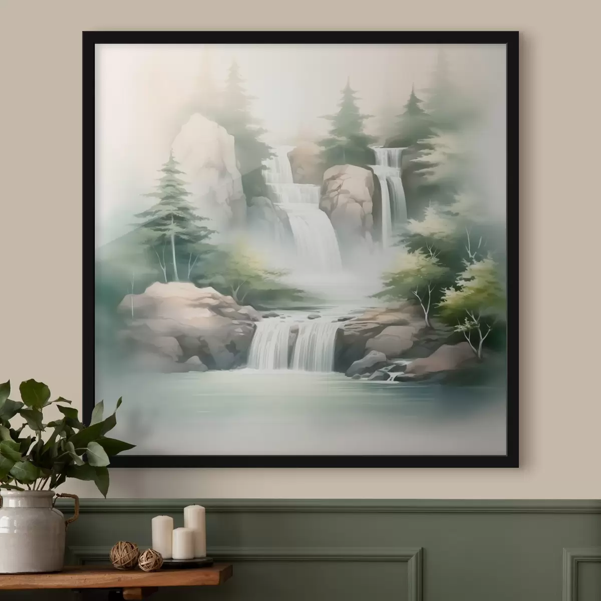 Poster Akvarel imitace akvarelu f44777