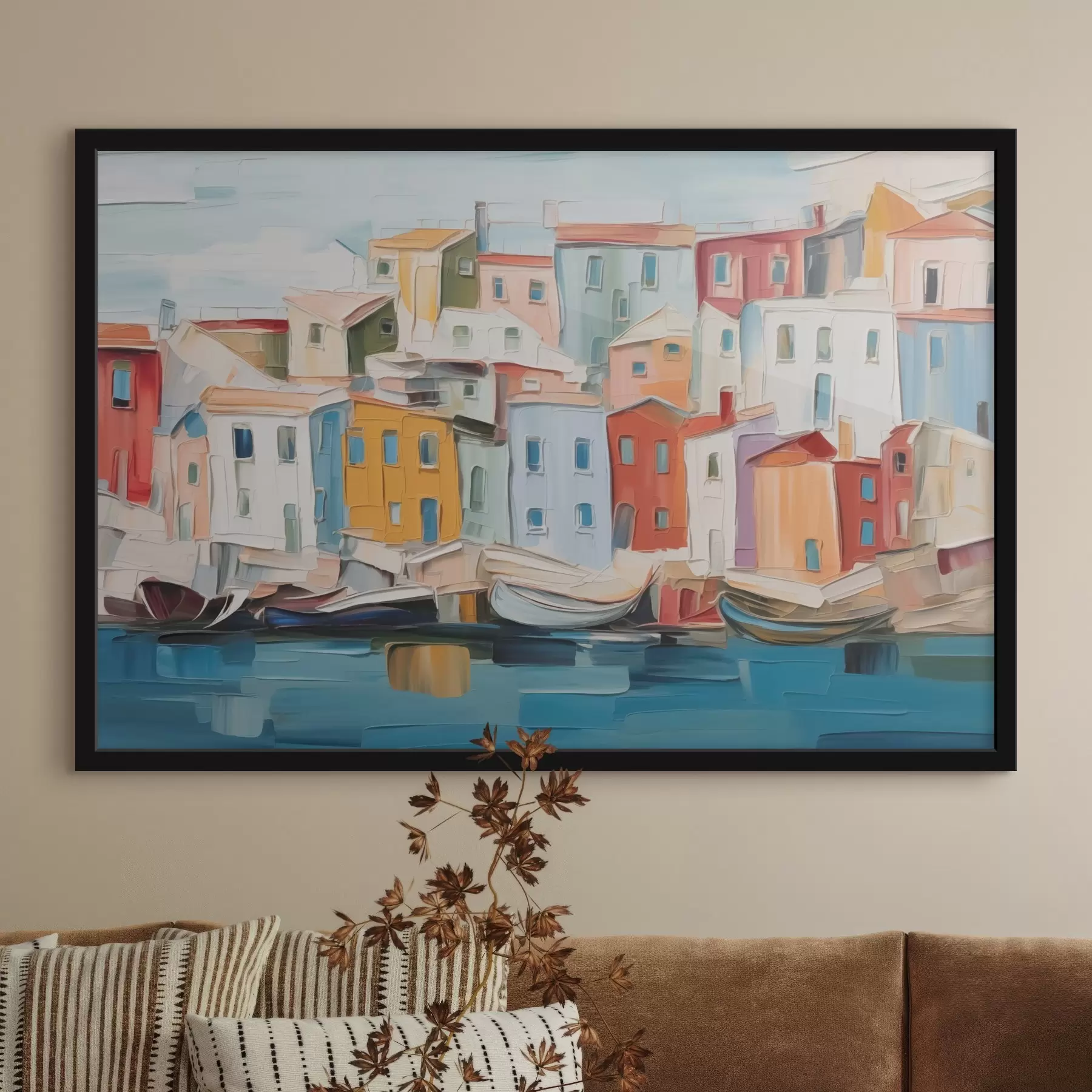 Fototapet Abstraktní městské domy f44783