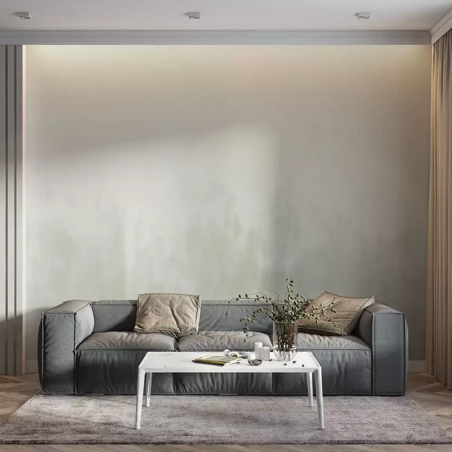 Fototapet Akvarelový gradient v šedobéžových tónech, minimalismus w04156