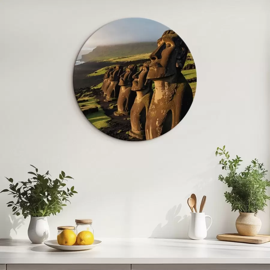 Obraz Texturované zelené listy v makru s měkkým světlem Č. r44899