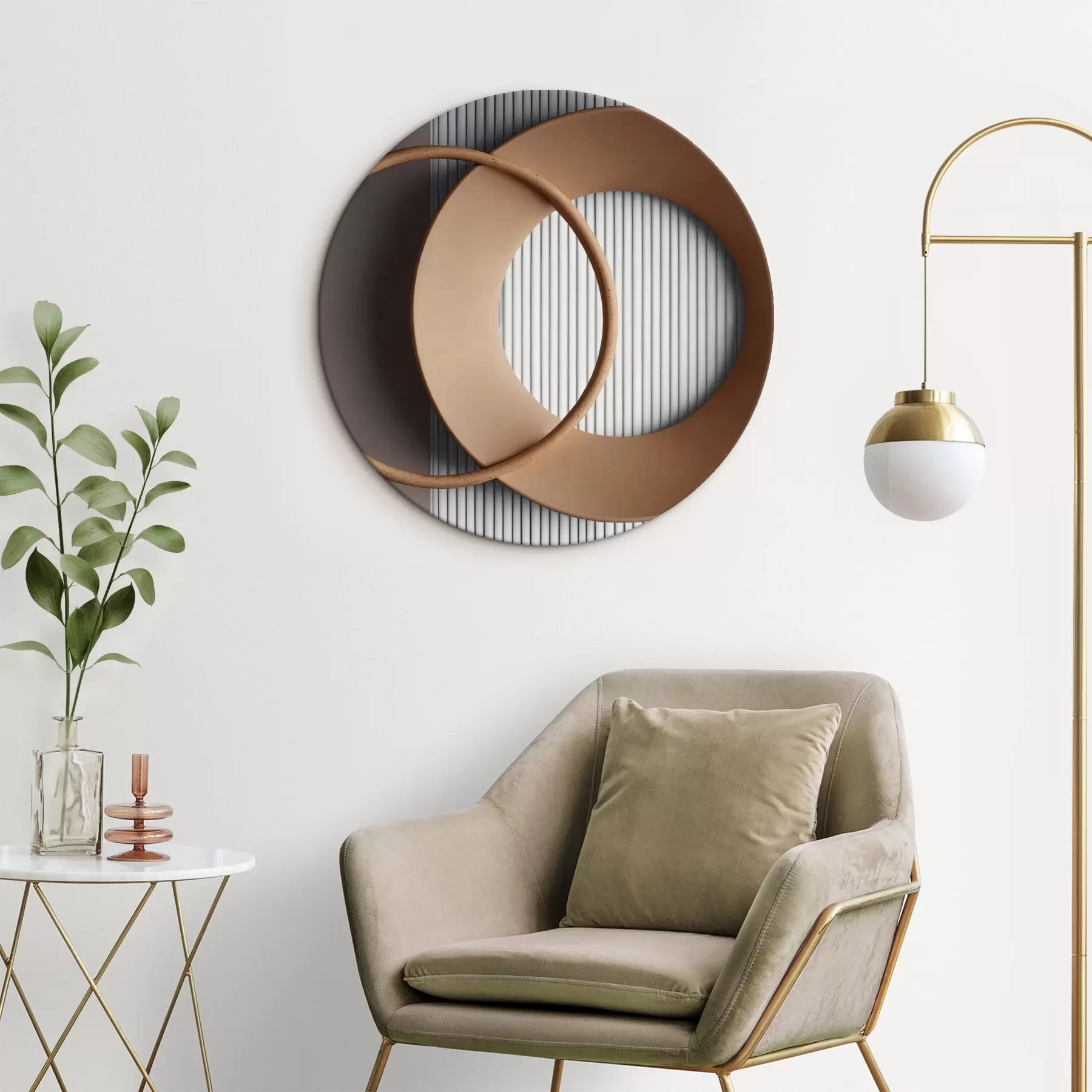 Obraz Mlhavé pohoří s tlumenými barvami Č. r44901