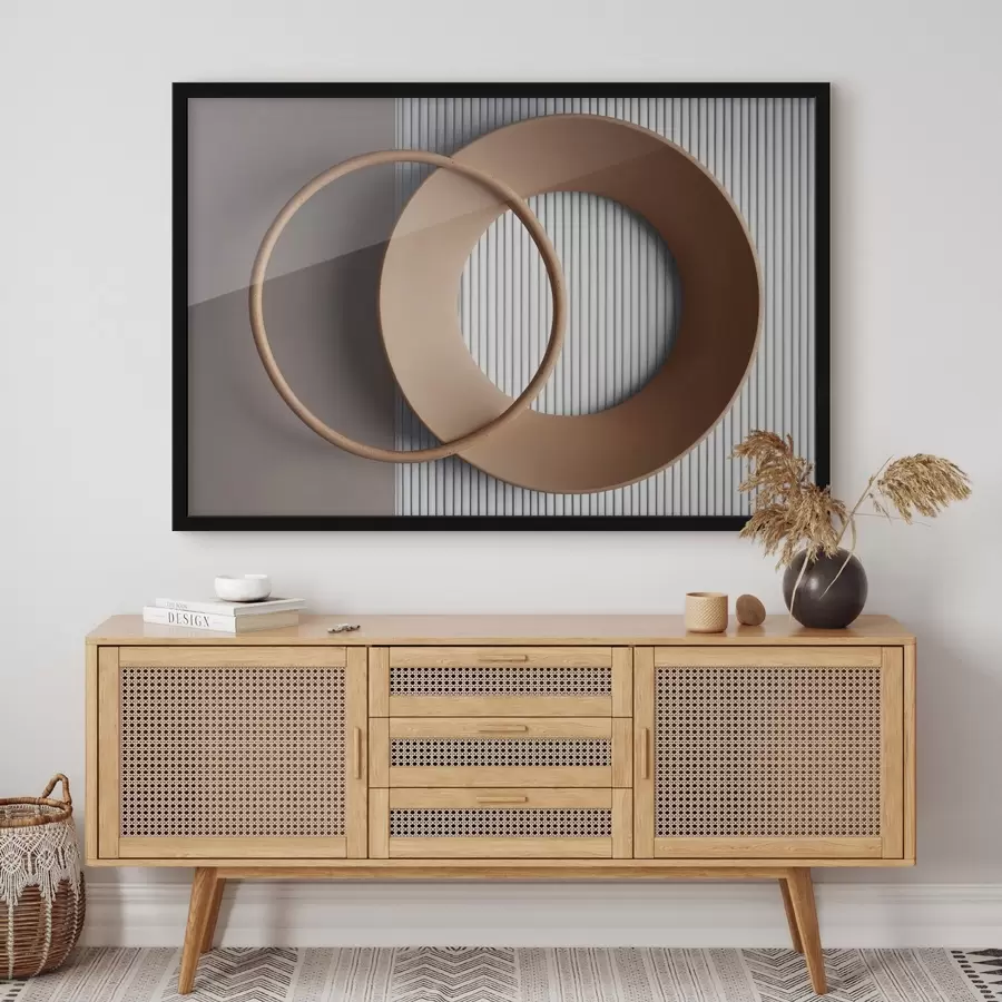 Fototapet Mlhavé pohoří s tlumenými barvami f44901