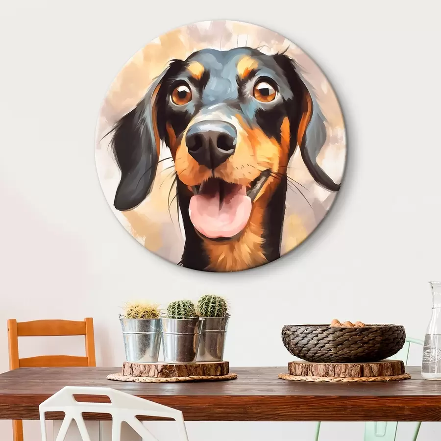 Obraz Malba imitující jezevčíka Č. r44818